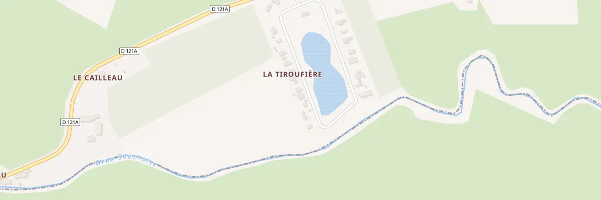 Plan du 13 La Tiroufiere à Congé-sur-Orne