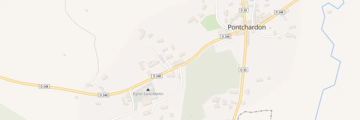 Plan du 83 Le Bourg à Pontchardon