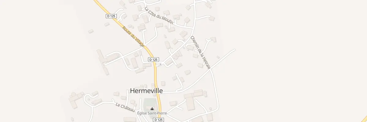 Plan du 56 Rte de la Côte à Hermeville