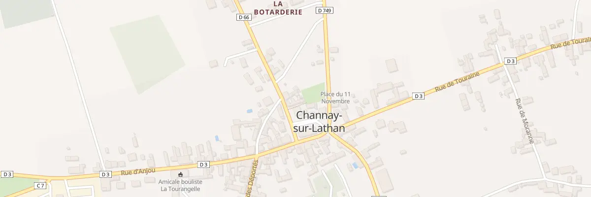 Plan du 3 Rue du Maine à Channay-sur-Lathan