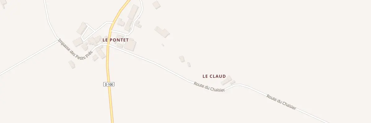 Plan du 197 Rte du Chaisier à Allemans