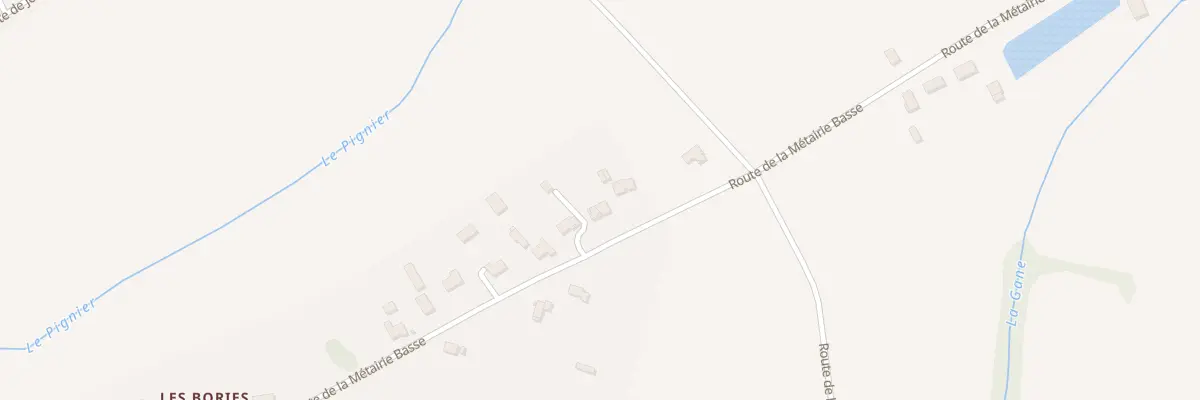 Plan du 399 Rte de la Métairie Basse au Fleix