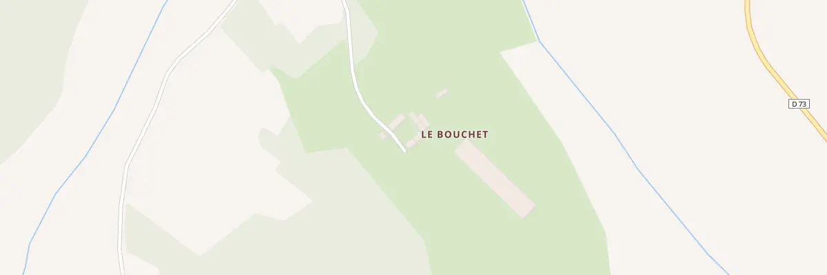 Plan du 1 Le Bouchet à Berthegon