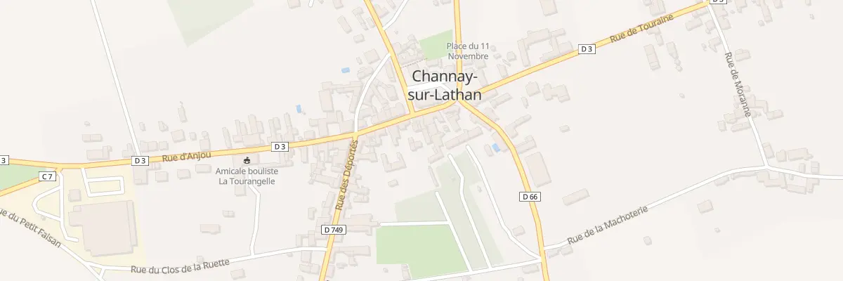 Plan du 7 Pl de l’Église à Channay-sur-Lathan