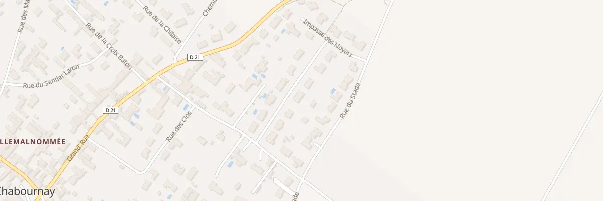 Plan du 8 Imp Andre Rousseau à Chabournay