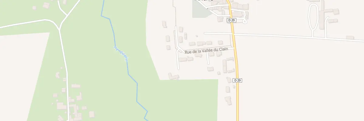 Plan du 14 Rue de la Vallée du Clain à Anché