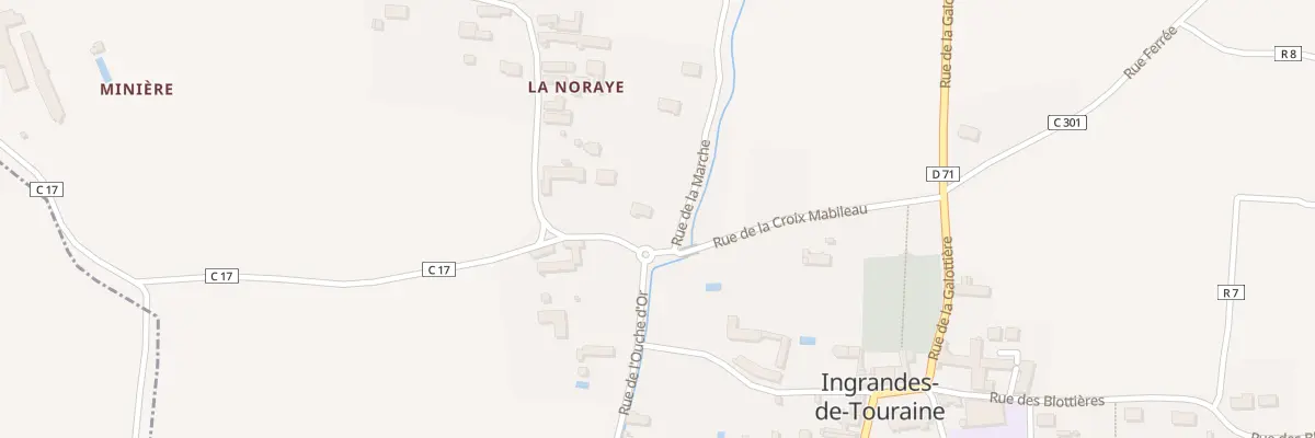 Plan du 1 Rue de la Noraye à Coteaux-sur-Loire