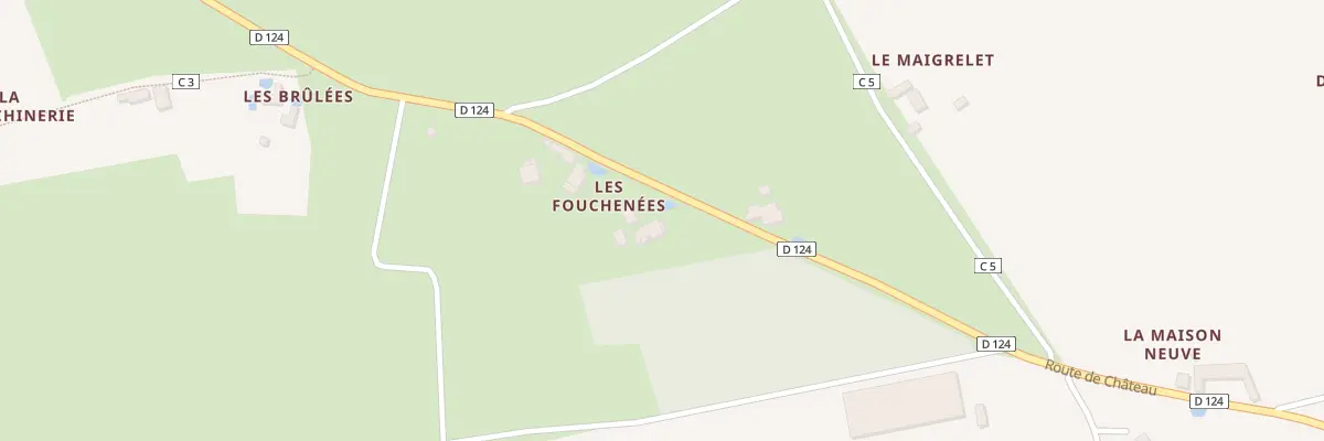 Plan du 23 Les Fouchenees à Braye-sur-Maulne