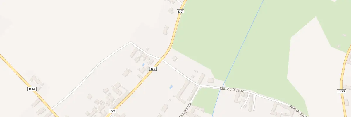 Plan du 1 Rue du Rivaux à Berthegon