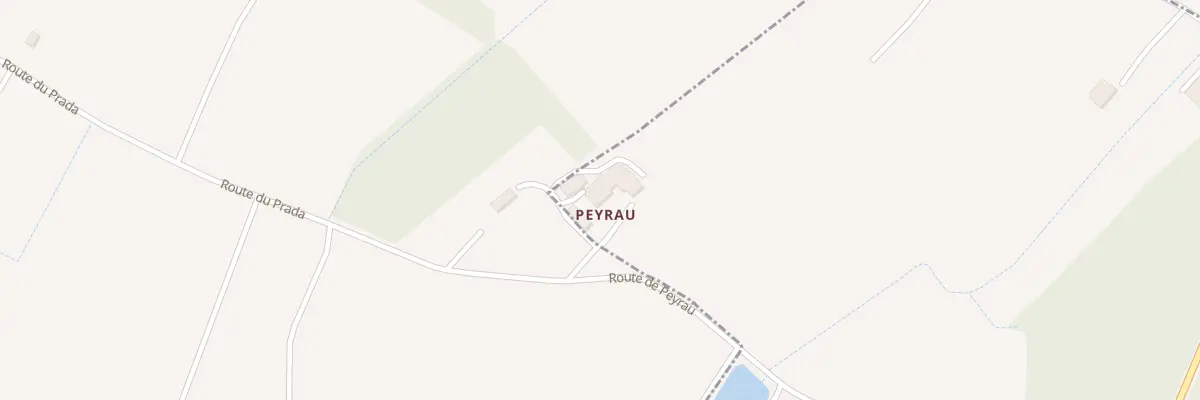 Plan du 5268 Peyrau à Ambrus