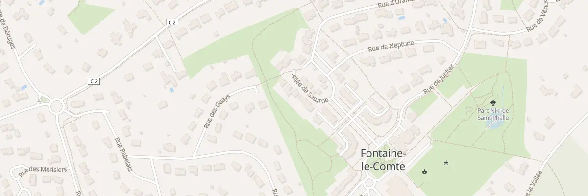Plan du 5 All de Saturne à Fontaine-le-Comte