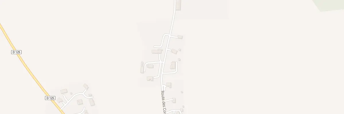 Plan du 406 Rte des Cordiers à Hermeville
