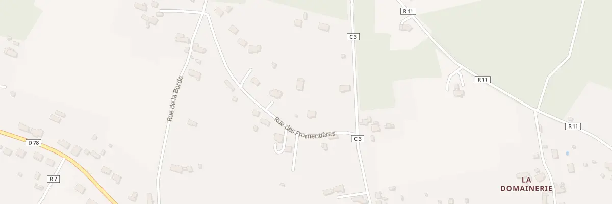 Plan du 2 Rue des Fromentieres à Aubigné-Racan