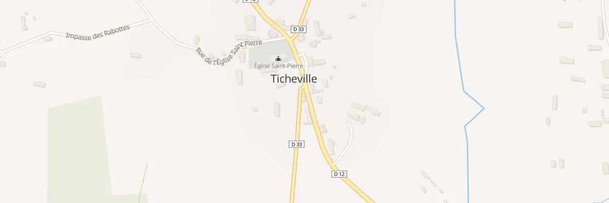 Plan du 25 Rte d’Orville à Ticheville