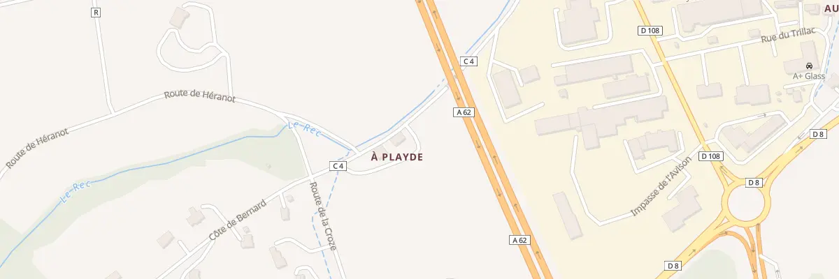 Plan du 29 Rte de Mahourat à Damazan