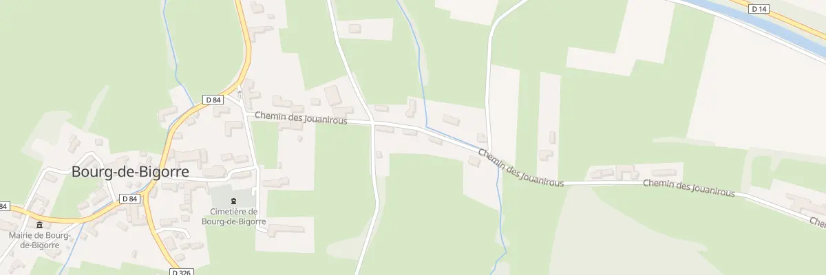 Plan du 5080 Paloumere à Bourg-de-Bigorre