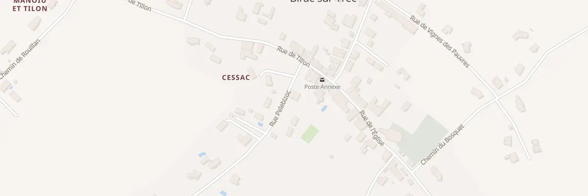 Plan du 1 Rue de Pelebizoc à Birac-sur-Trec