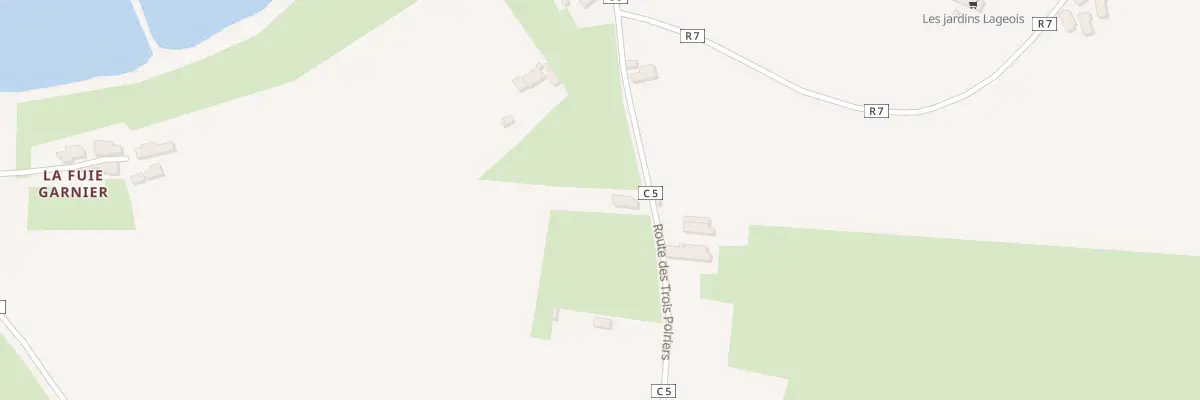Plan du 834 Rte des 3 Poiriers à Teloché