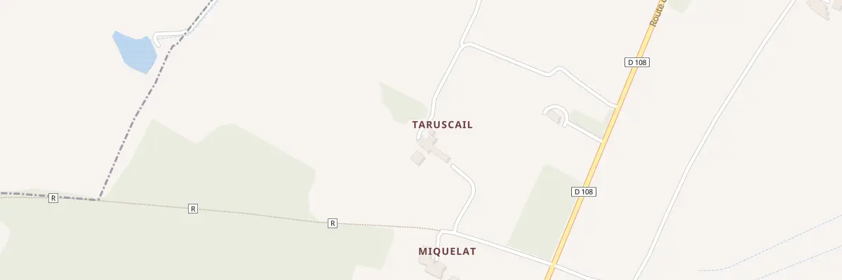 Plan du 129 Taruscail à Fieux