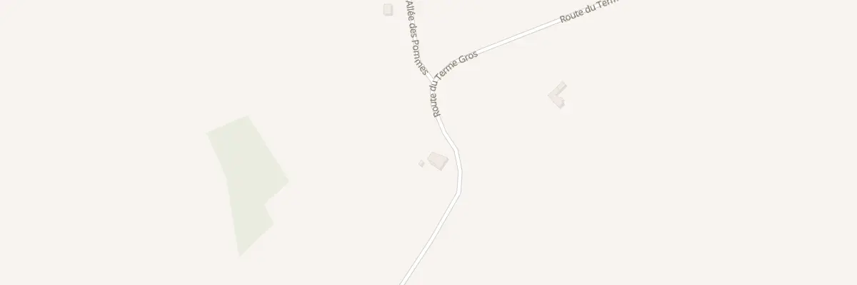 Plan du 886 Rte du Terme Gros à Monteton