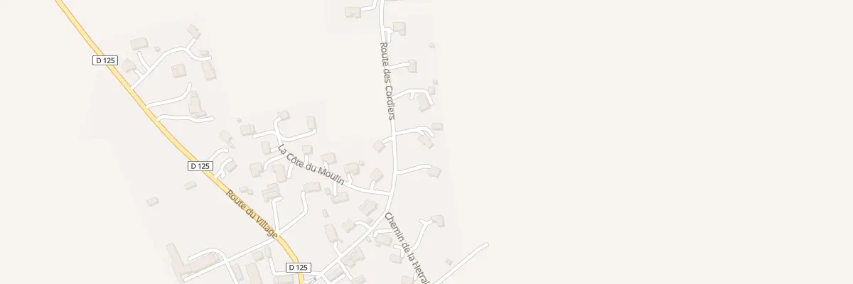 Plan du 206 Rte des Cordiers à Hermeville