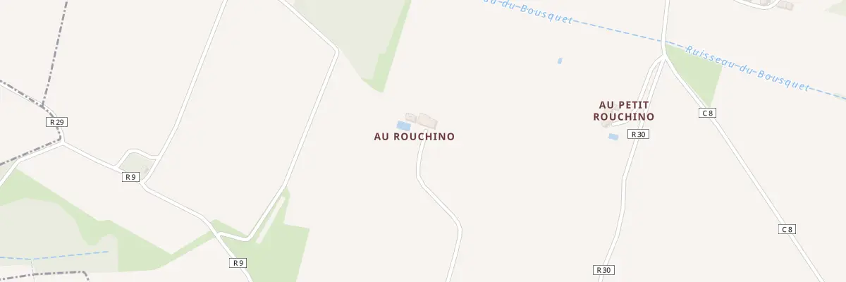 Plan du 5045 Au Rouchino à Larroque-sur-l’Osse