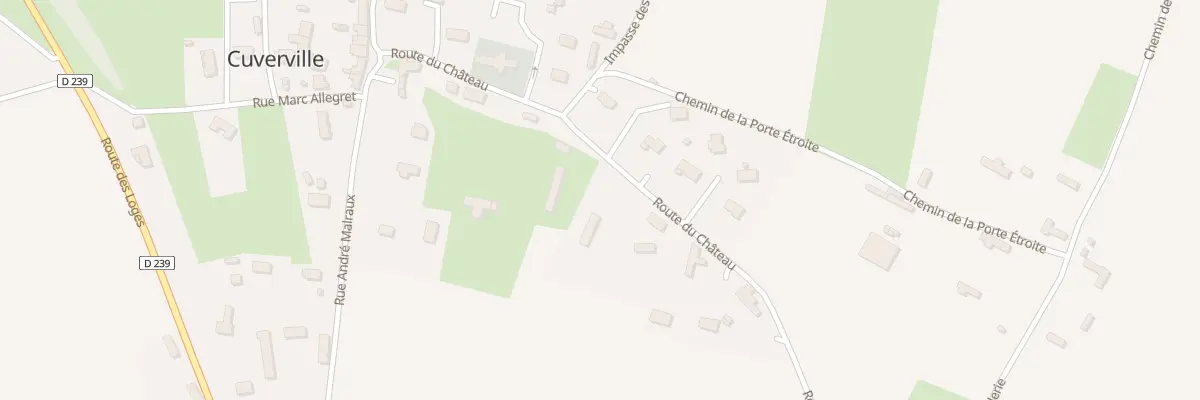 Plan du 224 Rte du Château à Cuverville