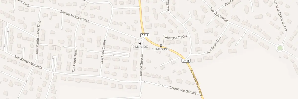 Plan du 22 Rue de Gerville à Gainneville