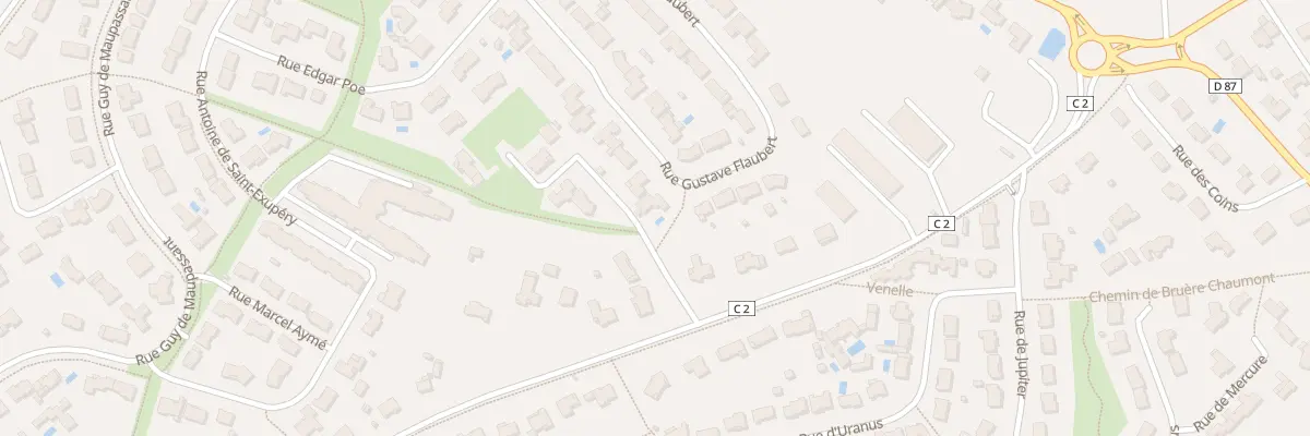 Plan du 20 Rue Gustave Flaubert à Fontaine-le-Comte