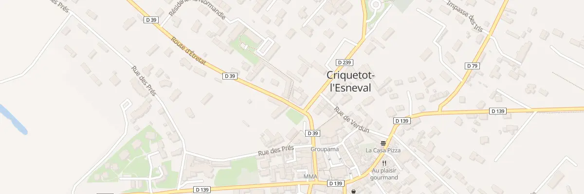 Plan du 6 Rte d’Etretat à Criquetot-l’Esneval