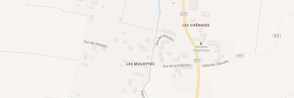 Plan du 1 Rue des Margats à Coteaux-sur-Loire