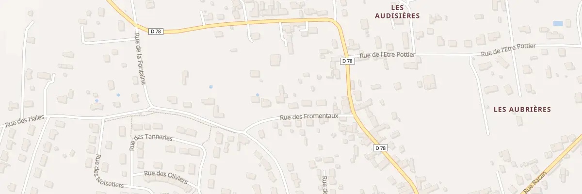 Plan du 6 Rue des Fromentaux à Aubigné-Racan