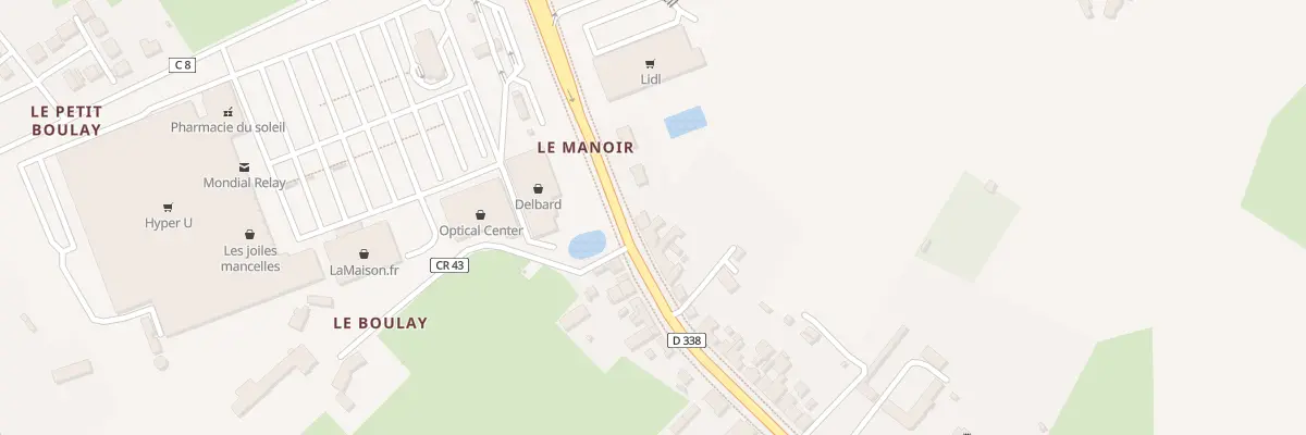 Plan du 112 Rte du Mans à Écommoy