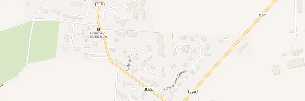 Plan du 3 La Bergerie à Hermeville
