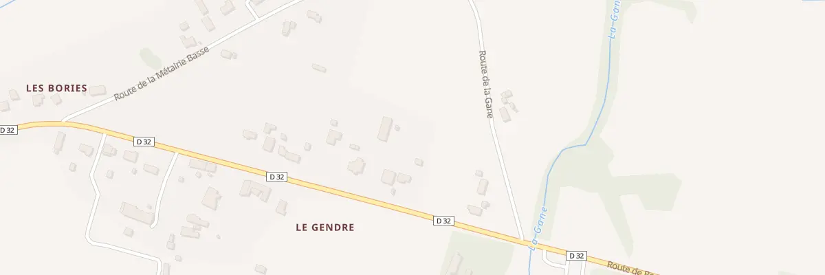 Plan du 375 Rte de Bergerac au Fleix