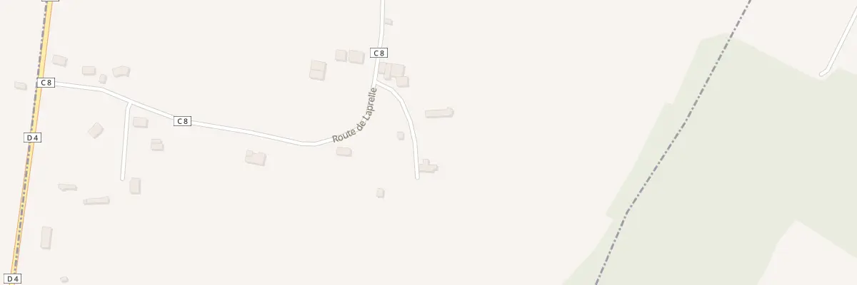 Plan du 1 Rte de Laprelle à Saint-Evroult-de-Montfort