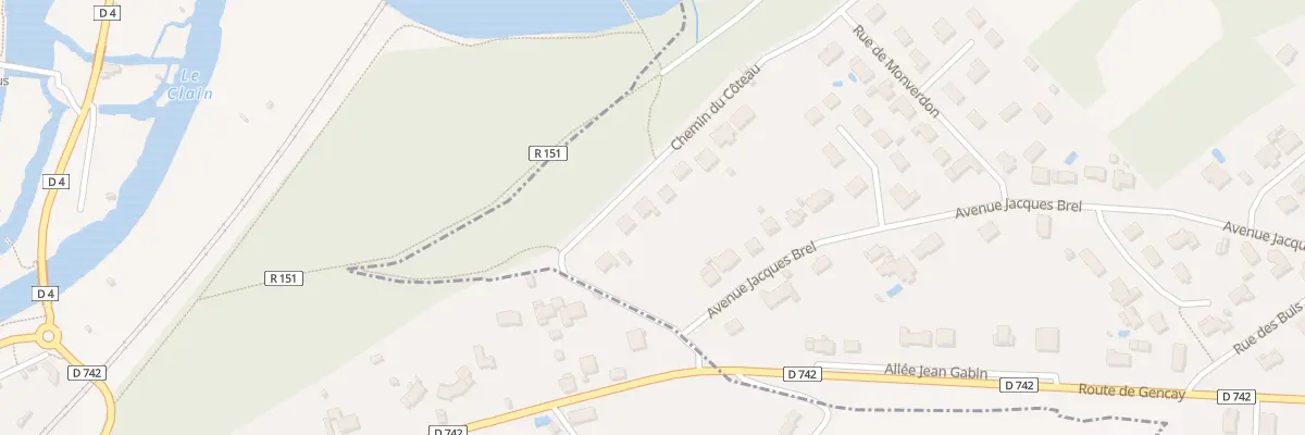 Plan du 3 Rue du Coteau à Château-Larcher
