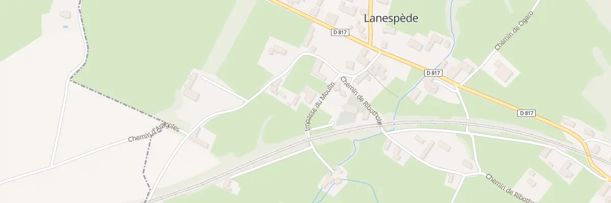 Plan du 4 Imp du Moulin à Lanespède