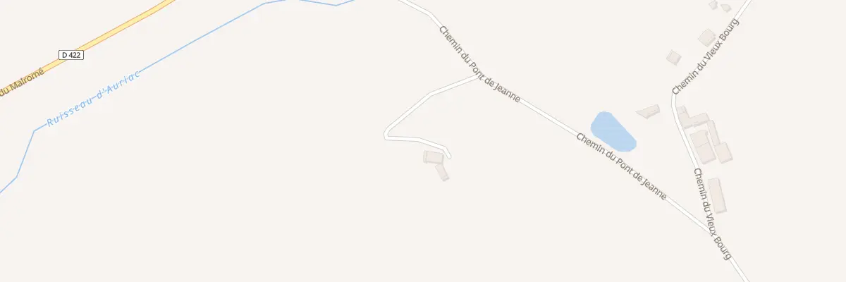 Plan du 195 Che du Pont de Jeanne à Pardaillan