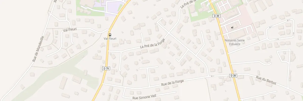 Plan du 39 Le Pré de la Forge à Criquetot-l’Esneval