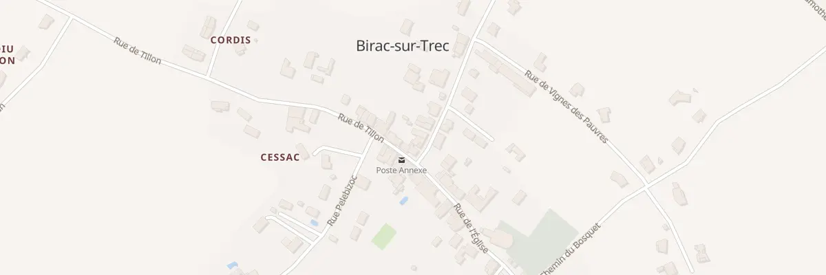 Plan du 3 Rue de l’Ecole à Birac-sur-Trec