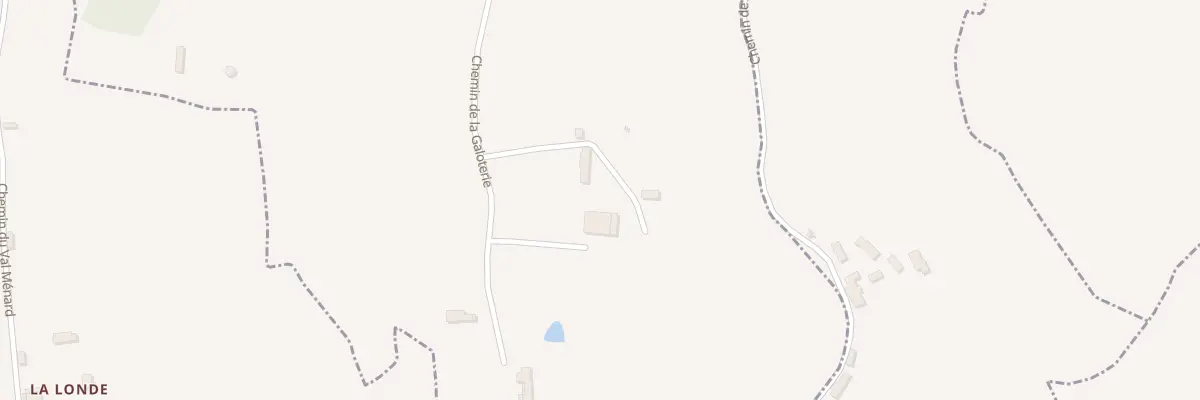 Plan du 74 Imp de la Galoterie à Lisieux