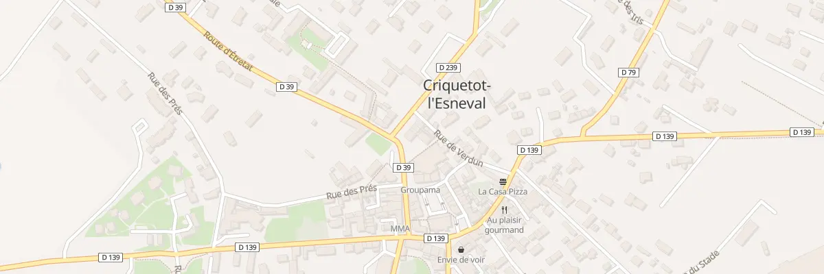 Plan du 2 Pl des Anciens élèves à Criquetot-l’Esneval