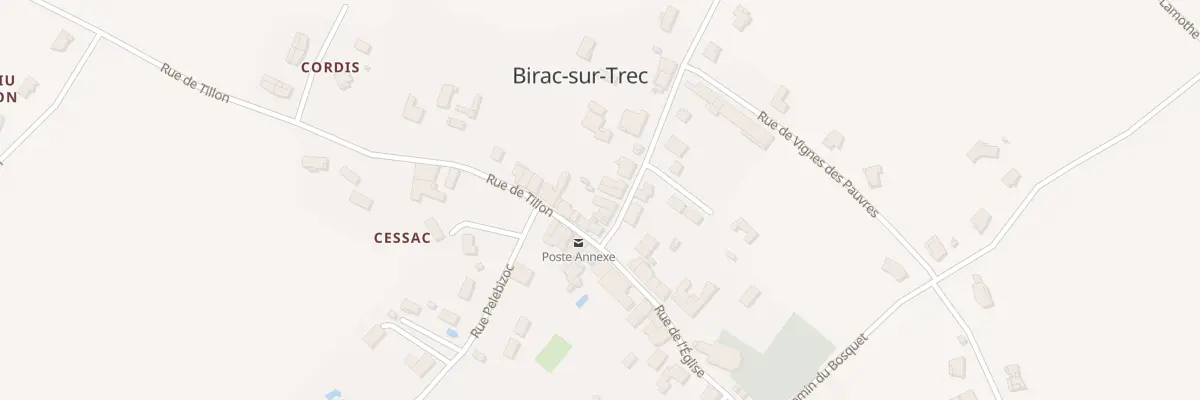 Plan du 5 Rue de l’Ecole à Birac-sur-Trec
