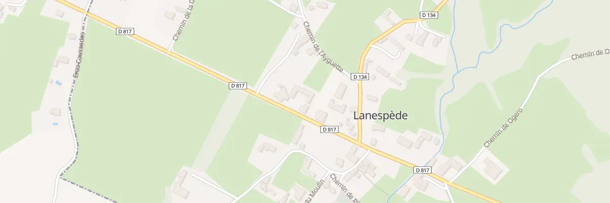 Plan du 11 Rte Départementale à Lanespède