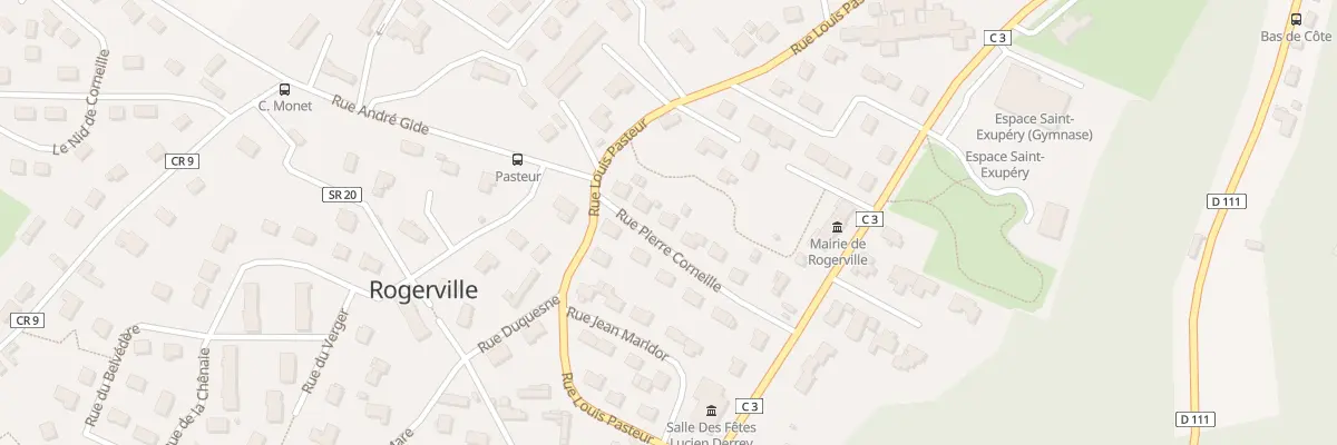 Plan du 8 Rue Pierre Corneille à Rogerville
