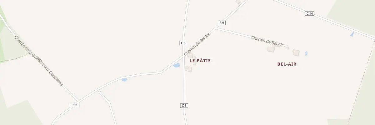 Plan du 118 Le Patis à Braye-sur-Maulne