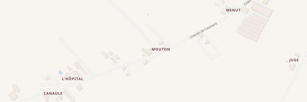 Plan du 5000F Mouton à Gontaud-de-Nogaret