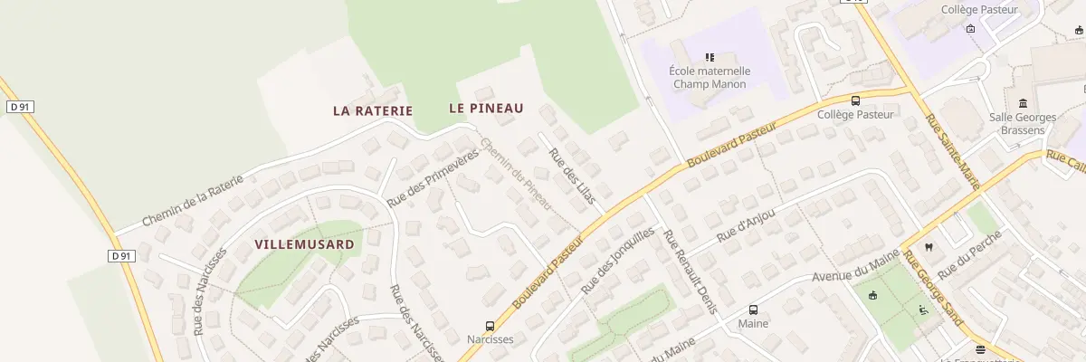 Plan du 5 Rue des Lilas à Yvré-l’Évêque