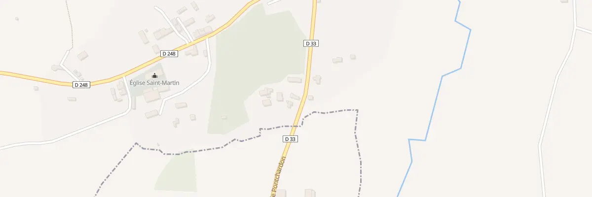 Plan du 84 Le Bourg à Pontchardon